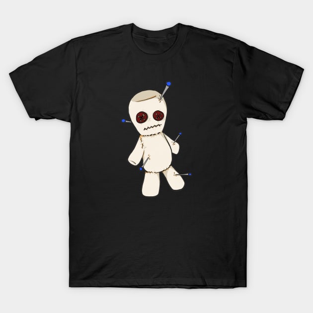 Vodoo Doll Comic T-Shirt by Foxxy Merch